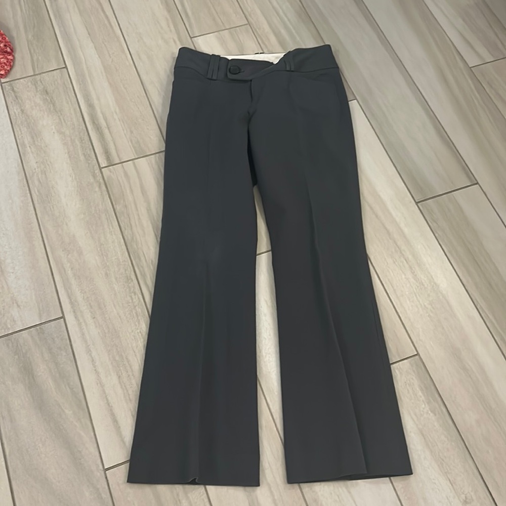Banana Republic Martin fit dark gray dress pants. Great condition. Flare hem.